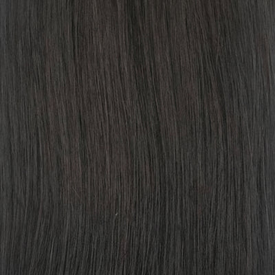 Sleek Luxury 100 percent human hair Indian weave 1B natural volume and smooth styling