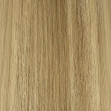 Sleek Luxury 100 percent human hair Indian weave 24/613 natural brown to platinum blonde ombre volume styling