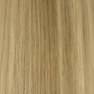 Sleek Luxury 100 percent human hair Indian weave 24/613 natural brown to platinum blonde ombre volume styling