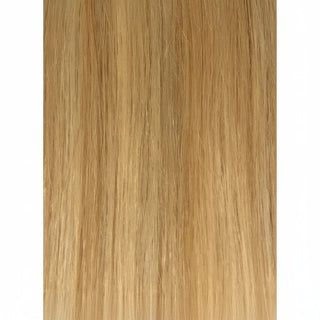 Sleek Luxury 100 percent human hair Indian weave 27/613 natural blonde to platinum gradient volume styling