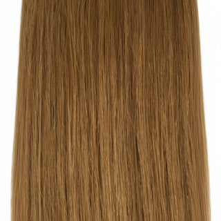 Sleek Luxury 100 percent human hair Indian weave 30 natural warm brown volume smooth styling