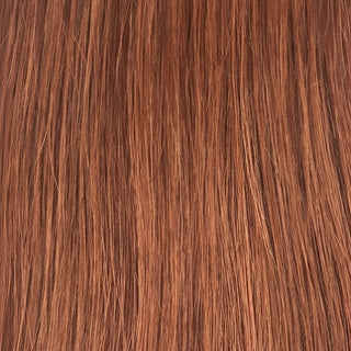 Sleek Luxury 100 percent human hair Indian weave 33 natural auburn volume smooth styling