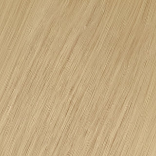 Sleek Luxury 100 percent human hair Indian weave 613 natural volume and platinum blonde styling