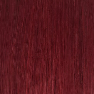Sleek Luxury 100 percent human hair Indian weave burgundy natural volume and smooth styling