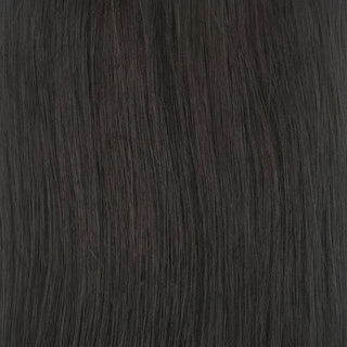 sleek spotlight pizzaz 1b human hair lace wig natural black soft texture versatile styling