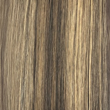 Sleek synthetic wig BEYONCE 6/27 medium brown with honey blonde highlights natural glam fashion wig lightweight soft fibers everyday wear hair wig
