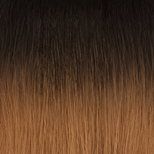 Sleek synthetic wig BEYONCE TT1B/30 black with brown highlights natural glam fashion wig lightweight soft fibers everyday wear hair wig