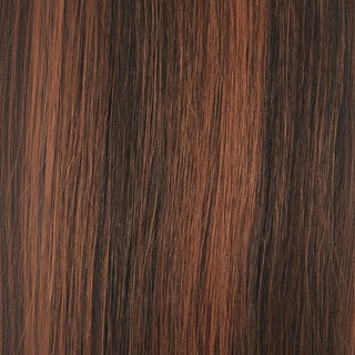 sleek synthetic wig coco dytt4 30 pixie fashion idol dark brown copper highlight soft lightweight ready to wear wig