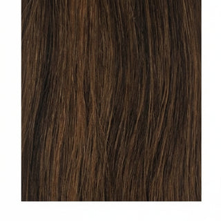 Sleek synthetic wig Crystal 1B/30 natural look fashion wig black with brown highlights lightweight stylish everyday hair wig