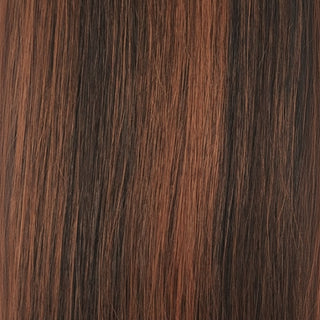 Sleek synthetic wig Crystal 1B/33 natural look fashion wig black with auburn highlights lightweight stylish everyday hair wig