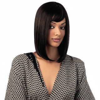 Sleek synthetic wig Crystal natural look fashion wig lightweight stylish everyday hair wig