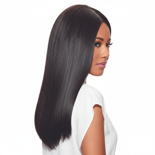 sleek synthetic wig iman fashion idol straight natural look soft lightweight ready to wear wig
