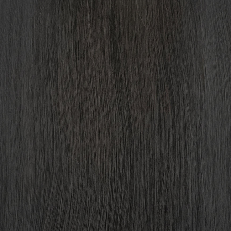 Sleek synthetic wig JADA 1B natural look fashion wig rich black lightweight stylish everyday hair wig