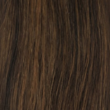 Sleek synthetic wig Jessie 1B/30 natural look fashion wig black with brown highlights lightweight stylish everyday hair wig