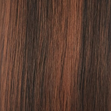 Sleek synthetic wig Jessie 1B/33 natural look fashion wig black with auburn highlights lightweight stylish everyday hair wig