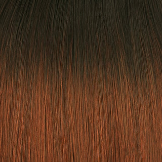 sleek synthetic wig karyn tt1b 33 fashion idol natural black auburn highlight deep wave soft lightweight ready to wear wig