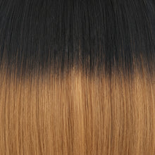 sleek synthetic wig karyn tt4 27 fashion idol brown blonde highlight deep wave soft lightweight ready to wear wig
