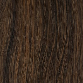 sleek synthetic wig kiki 1b/30 fashion idol 101 black brown highlight natural look soft lightweight ready to wear wig