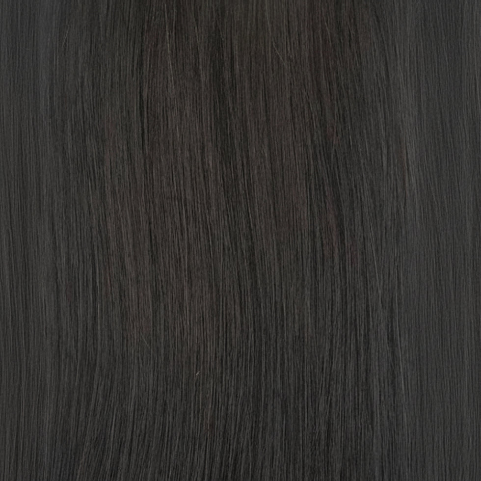 Sleek synthetic wig MACY 1B natural look fashion wig rich black lightweight everyday stylish hair wig