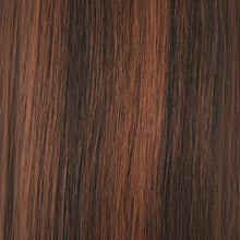 sleek synthetic wig nadia 1b/33 fashion idol layered natural black warm highlights soft lightweight ready to wear wig
