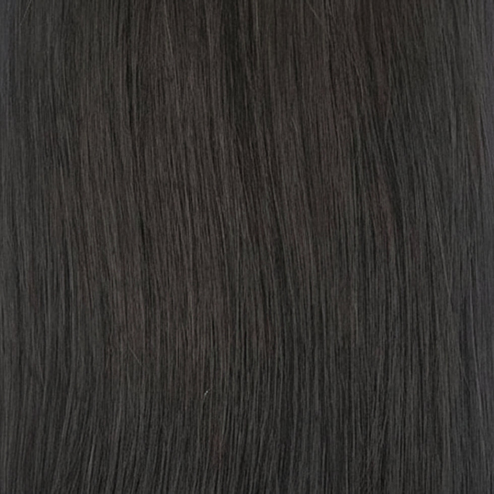 sleek synthetic wig nadia 1b fashion idol layered natural black soft lightweight ready to wear wig
