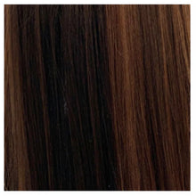 sleek synthetic wig nadia dytt4/30 fashion idol layered medium brown auburn balayage soft lightweight ready to wear wig

