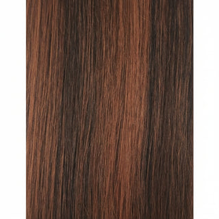 sleek synthetic wig nikki 1b 33 fashion idol natural black auburn highlight soft lightweight ready to wear wig