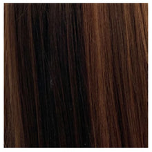 sleek synthetic wig nikki dytt4 30 fashion idol red brown highlight soft lightweight ready to wear wig