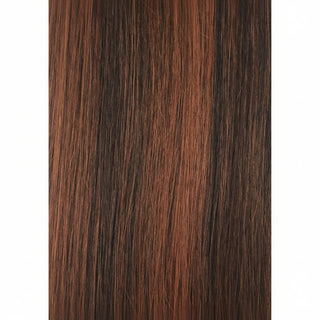 Sleek synthetic wig Robyn 1B/33 natural look bob wig black with auburn highlights lightweight everyday stylish hair wig