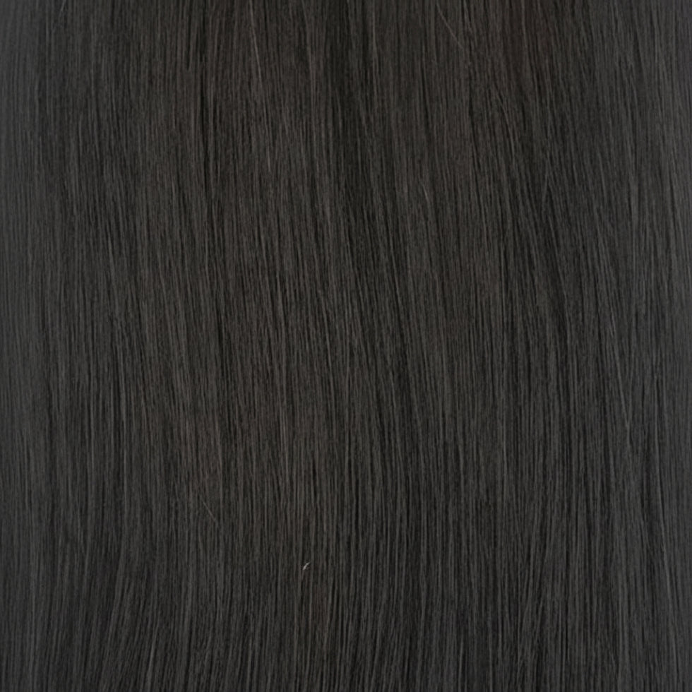 Sleek synthetic wig Robyn 1B natural look bob wig rich black lightweight everyday stylish hair wig