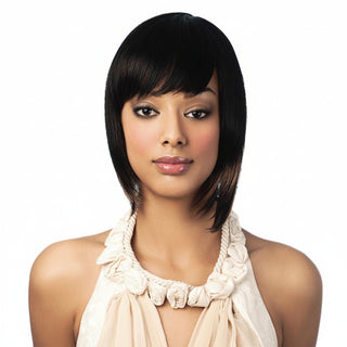 Sleek synthetic wig robyn natural look bob style lightweight everyday wear stylish wig