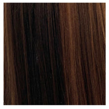 sleek synthetic wig sinead dytt4/30 fashion idol brown highlight natural look soft lightweight ready to wear wig