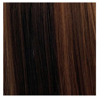 sleek synthetic wig sinead dytt4/30 fashion idol brown highlight natural look soft lightweight ready to wear wig