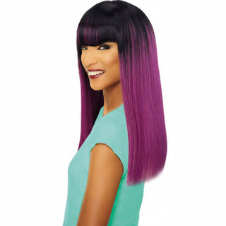 sleek synthetic wig vicky fashion idol 101 natural look soft lightweight ready to wear wig
