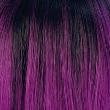 sleek synthetic wig vicky tt1b rose purple fashion idol 101 highlight natural look soft lightweight wig