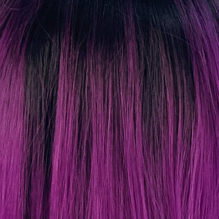 sleek synthetic wig vicky tt1b rose purple fashion idol 101 highlight natural look soft lightweight wig