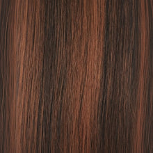 sleek synthetic wig ya-ya 1b/33 fashion idol tight curly natural black golden highlights soft lightweight ready to wear wig