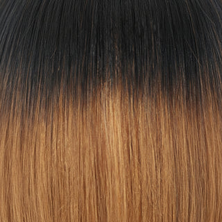 sleek synthetic wig ya-ya tt4/27 fashion idol tight curly brown blonde highlights soft lightweight ready to wear wig