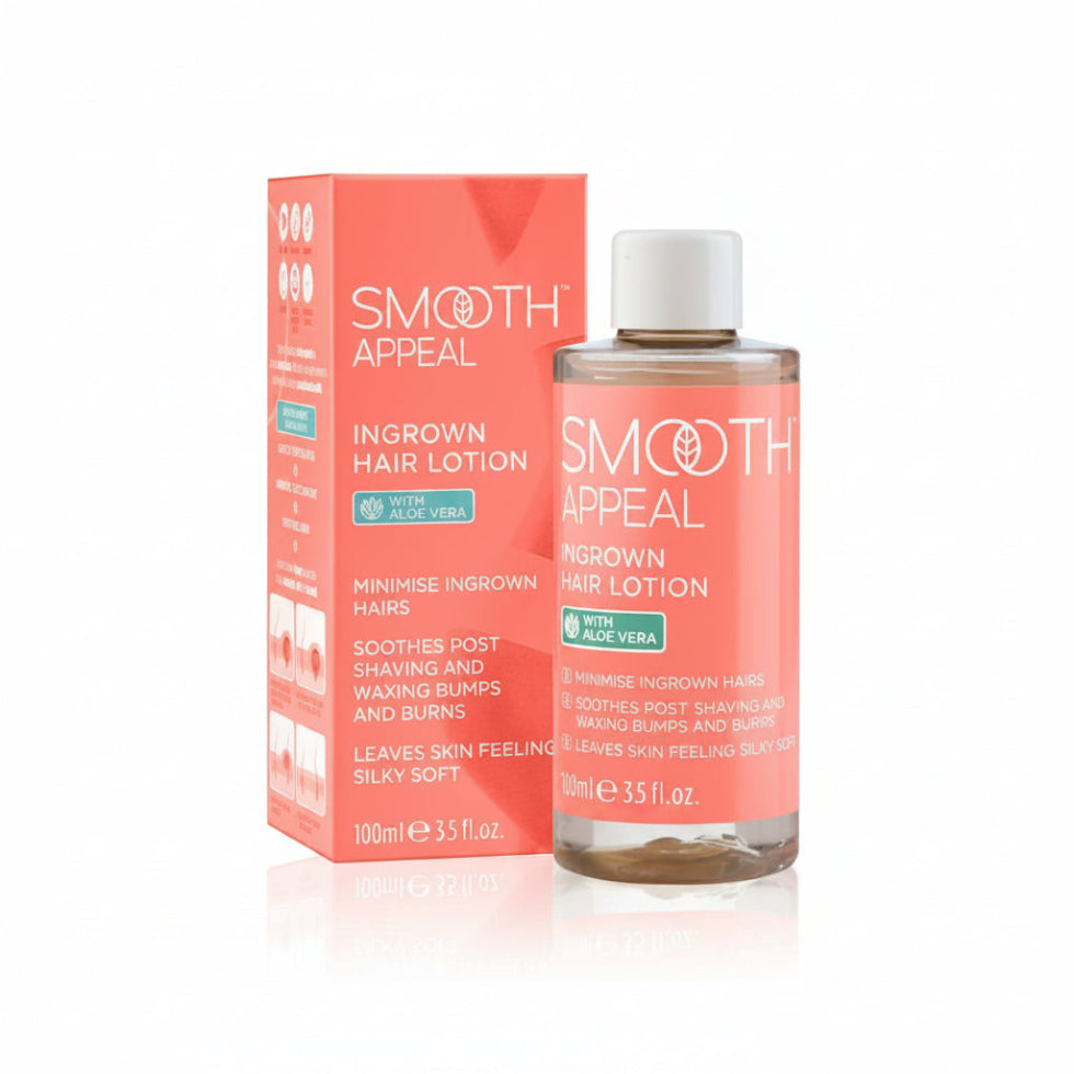 smooth appeal ingrown hair lotion for razor bumps and skin irritation treatment 100ml