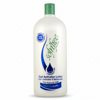 Sof N Free 2 in 1 curl activator lotion and moisturiser 1L for defined hydrated soft and bouncy curls