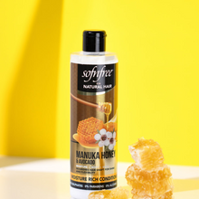 Sof N Free manuka honey and avocado conditioner hydrates textured hair