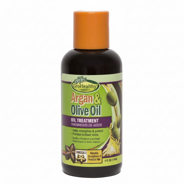 Sof NFree NPretty argan and olive oil treatment 119ml repairs and shines hair