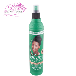 Sofn'Free Black Castor Oil Anti-Dandruff Afro Spray 250ml | Hydrate & Restore Scalp