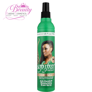 Sofn’Free Black Castor Oil Anti-Dandruff Moisturising Braid Spray 350ml