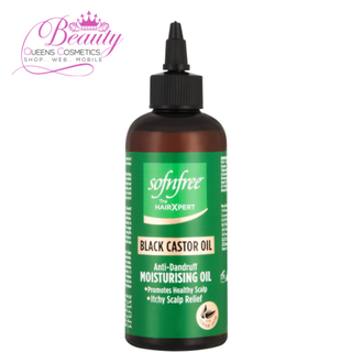 Sofn’Free Black Castor Oil Anti-Dandruff Moisturising Oil 200ml | Scalp & Hair Care