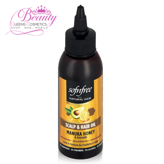 Sofn'Free  Scalp & Hair Oil Manuka Honey & Avocado 100ml | Nourish & Strengthen Hair