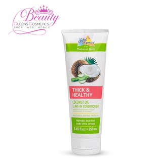 SOFN'FREE N' PRETTY Pour cheveux naturels épais et sains Huile de noix de coco Après-shampooing sans rinçage 250ML/8.45FL.OZ