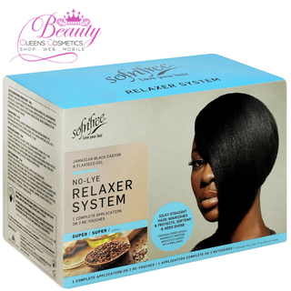 Sofn’Free No-Lye Relaxer System Super | Complete Application for Coarse Hair