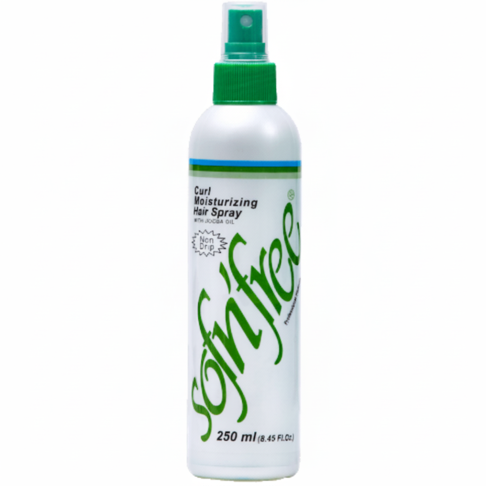 SofnFree curl moisturising spray with coconut oil defines curls