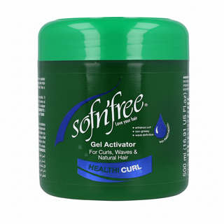 sofnfree gel activator 450ml for curls waves and natural hair definition moisture and frizz control